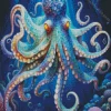 Ghost Octopus Diamond Painting