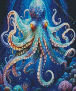 Ghost Octopus Diamond Painting