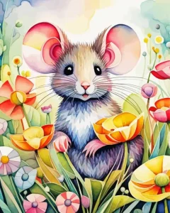 Aesthetic Mouse Diamond Painting