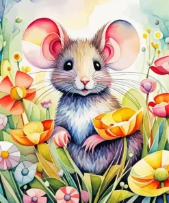 Aesthetic Mouse Diamond Painting