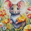 Aesthetic Mouse Diamond Painting