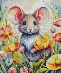 Aesthetic Mouse Diamond Painting