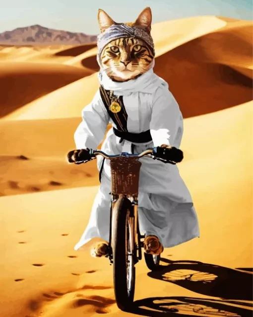 Arab Cat Diamond Painting