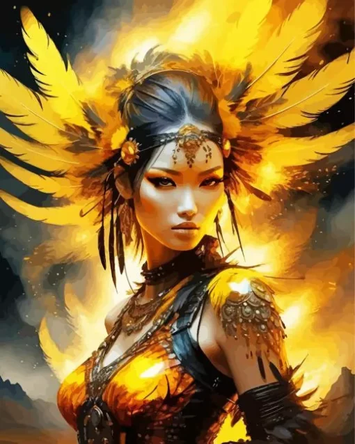 Asian Girl Diamond Painting