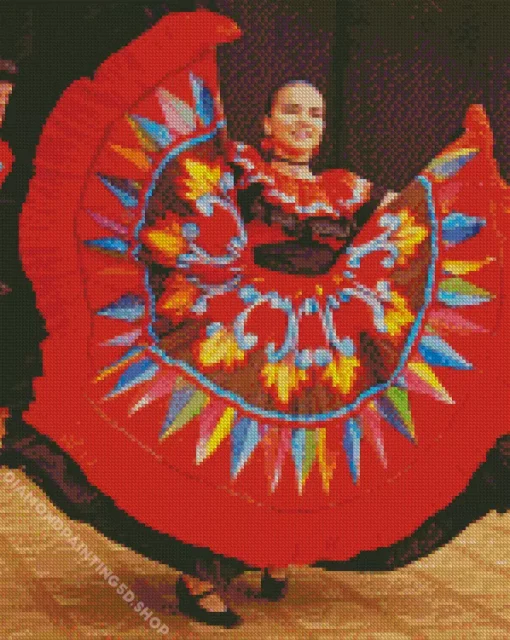 Baile Folklorico Diamond Painting