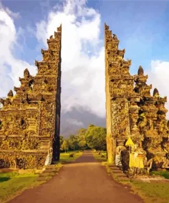 Bali Handara Gate Diamond Painting