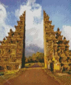 Bali Handara Gate Diamond Painting