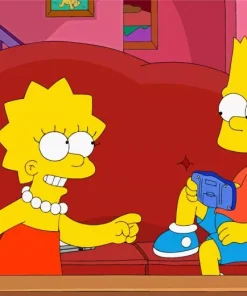Bart And Lisa Diamond Painting