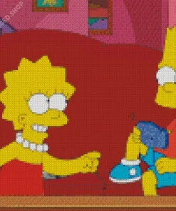 Bart And Lisa Diamond Painting