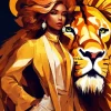 Beauty And The Lion Diamond Painting