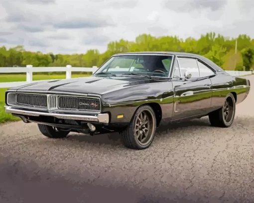 1969 Charger Diamond Painting