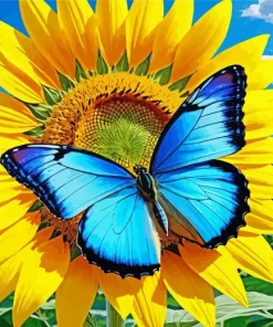 Butterfly And Flower Diamond Painting
