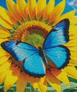 Butterfly And Flower Diamond Painting