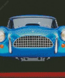 Blue Cobra Car Diamond Painting