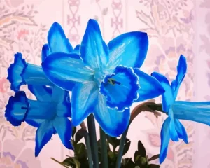 Blue Daffodil Diamond Painting