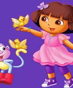 Boots And Dora Diamond Painting