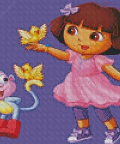 Boots And Dora Diamond Painting