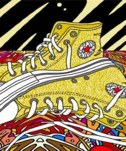 Converse Shoes Art Diamond Painting