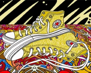 Converse Shoes Art Diamond Painting