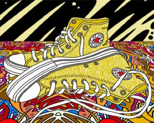 Converse Shoes Art Diamond Painting