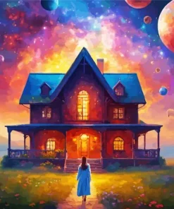 Fantasty House Diamond Painting