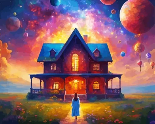 Fantasty House Diamond Painting