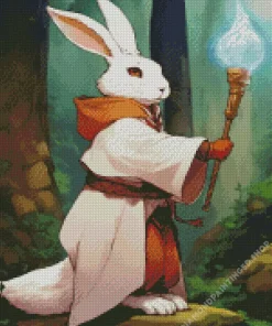 Cool Fantasy Rabbit Diamond Painting