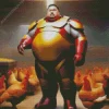 Fat Iron Man Diamond Painting