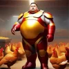 Fat Iron Man Diamond Painting