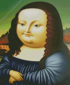 Fat Mona Lisa Diamond Painting