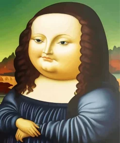Fat Mona Lisa Diamond Painting