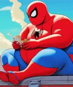 Fat Spiderman Diamond Painting
