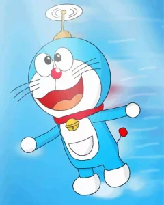 Flying Doraemon Diamond Painting