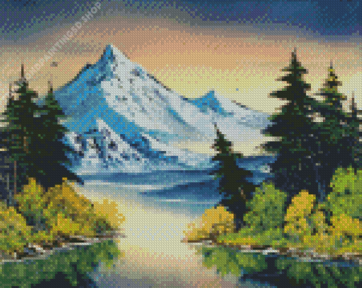 Bob Ross Diamond Painting