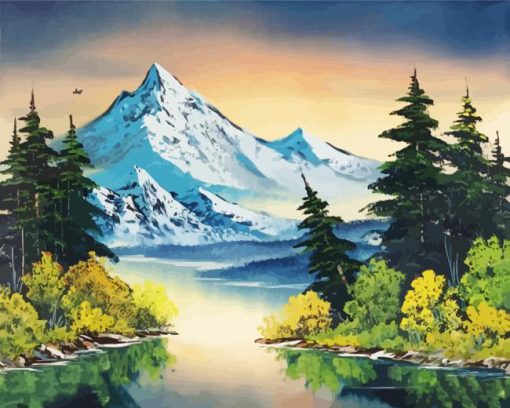 Bob Ross Diamond Painting