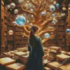Library Girl Diamond Painting
