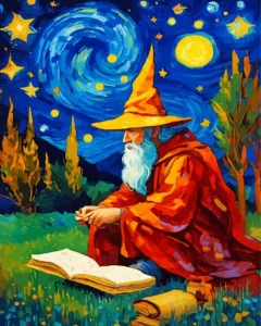 Old Wizard Diamond Painting