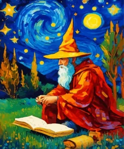 Old Wizard Diamond Painting