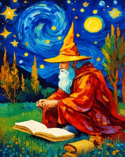 Old Wizard Diamond Painting