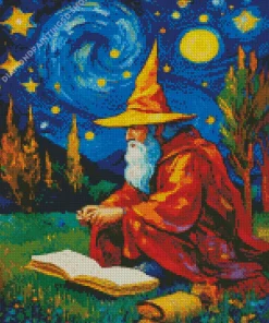 Old Wizard Diamond Painting