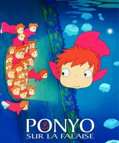 Ponyo Anime Diamond Painting