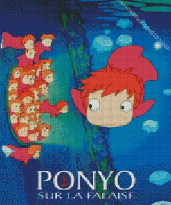 Ponyo Anime Diamond Painting