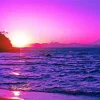 Purple Sunset Diamond Painting