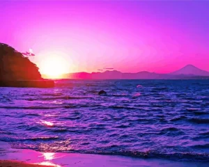 Purple Sunset Diamond Painting