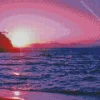Purple Sunset Diamond Painting