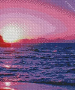 Purple Sunset Diamond Painting