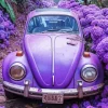 Purple Beetle Diamond Painting