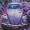 Purple Beetle Diamond Painting
