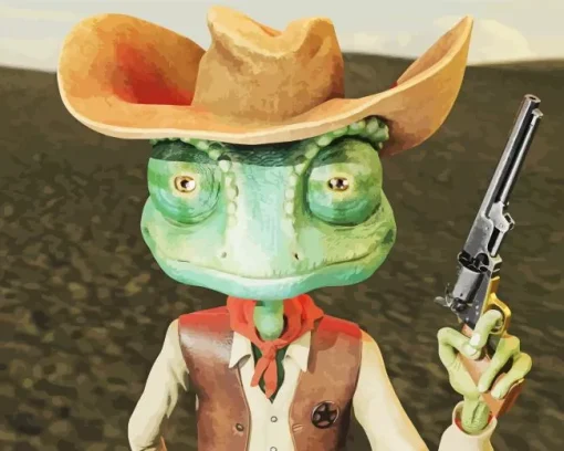 Rango Cowboy Diamond Painting