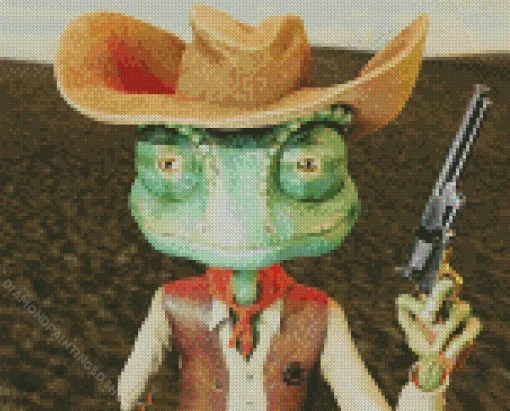 Rango Cowboy Diamond Painting